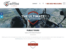 Tablet Screenshot of kouriskopters.com